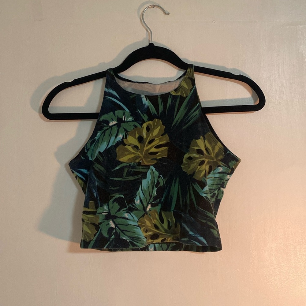 Dark Jungle Crop Top